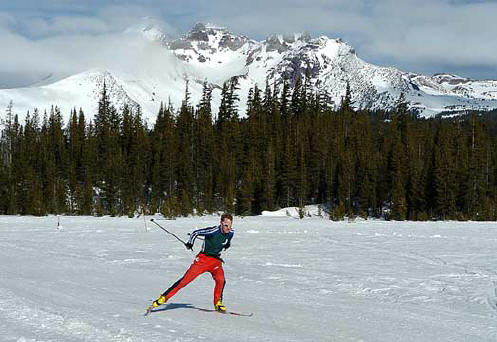 Cross Country Skiing at Mt. Bachelor, Oregon