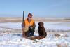 Alex and Bueller after a successful pheasant hunt in southwestern North Dakota, November 2007
