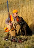 Alex and Bueller, pheasant hunting in eastern Oregon, November 2008