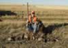 Alex and Bueller after a successful pheasant hunt in Bowman County, North Dakota, October 2006.
